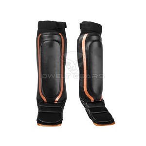 Espinilleras de cuero de alta calidad personalizadas 2025, el mejor Material para boxeo, precio al por mayor - Product Image 1