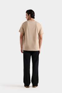 Custom Embroidered High-Quality Cotton <b>Polyester</b> <b>T</b>-<b>Shirt</b> for Men Regular Fit Loose Sleeve - Product Image 2