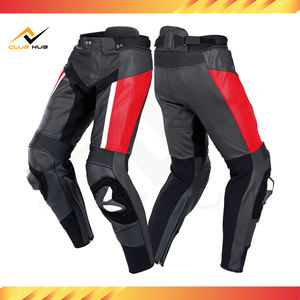 Heavy-Duty Stitching High Quality Customizable Men's Full-Sleeve New Arrival Winter <b>Motorcycle</b> <b>Racing</b> Leather Pants Breathable - Product Image 6