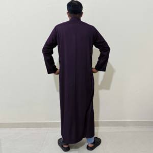 Wholesale High Quality Men's Thobe Autumn Plus Size <b>Islamic</b> Modest Clothing High Street Style Polyester/Cotton Customized Sizes - Product Image 6