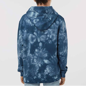 เสื้อมีฮู้ดแบบวินเทจแขนยาวของผู้ชายเสื้อ120gsm ซักกรดเสื้อสเวตเชิ้ตแบบกำหนดเอง - Product Image 2