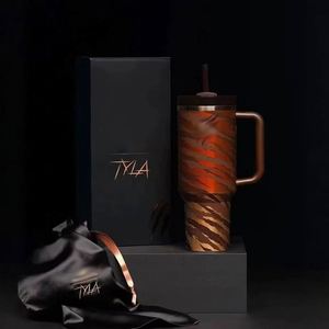 Botella de Acero Inoxidable a Prueba de Fugas, Tazas de Café con Diseño Personalizado de Tigre, Vaso Térmico Aislado - Product Image 4