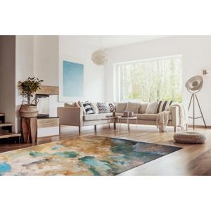 Earth Tone <b>Rug</b>, Modern Abstract <b>Rugs</b>, Brown Tones <b>Rug</b>, Modern <b>Rugs</b>,<b>Chenille</b> <b>Rug</b> - Product Image 2