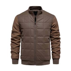 Chaqueta Bomber de invierno con capucha gruesa de alta calidad con tela lisa de poliéster/algodón hecha en Pakistán - Product Image 1
