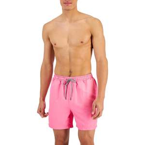 Costume da bagno da uomo Inc, taglia L, vestibilità regolare, ad asciugatura rapida, tinta unita, a vita alta, per spiaggia ed estate, senza cuciture, stampato, in poliestere ed elastan - Product Image 1