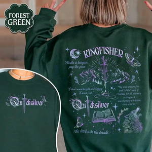 Mujer Retro Quicksilver Series Sudadera para Fan Fantasy Bookish Merch Bookish Sudadera de lana de manga larga Y2K Streetwear - Product Image 3