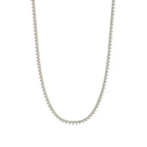 สร้อยคอเพชรทรงสามแฉกสุดหรู - Product Image 1