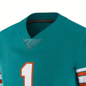 Nueva Camiseta de Fútbol Americano Personalizada de Moda para Hombre, Estilo Moderno, Manga Corta, 100% Poliéster, Transpirable y Cómoda - Product Image 3