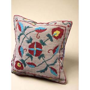 Funda de Cojín Bordada a Mano Suzani de Imaco Rugs, 45 x 45 cm, Elegante Accesorio para Almohada - Product Image 2