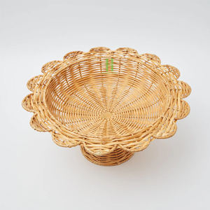 Elegantes Bandejas de Almacenamiento de Bambú Natural y Ratán al por Mayor, Nuevo Diseño de Florero de Ratán 2026 OEM de Vietnam para Decoración de Mesa - Product Image 3