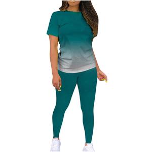Conjunto de chándal informal para mujer al por mayor, conjunto de dos piezas con logotipo personalizado, proveedor de ropa deportiva - Product Image 4