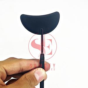 Outil de contrôle des cils en acier inoxydable en forme de cœur en demi-lune avec logo personnalisé Outils de rangement pour cils d'extension de cils noir blanc rose - Product Image 6