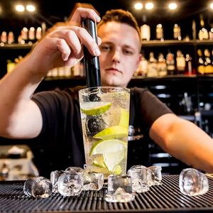 Tappetino da Bar in Silicone nero 45x30cm impermeabile antiscivolo per bicchieri da Cocktail accessori per bicchieri - Product Image 3