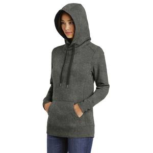 Sweat à capuche coupe ajustée en éponge française pour femmes - Product Image 1