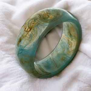 Sous-verres carrés de luxe en bois et résine MN EXPORTS pour la maison et les mariages - Durables et de haute qualité - Product Image 1