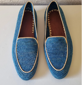 Zapatos de rafia para hombre, mocasines de rafia hechos a mano para hombre, zapatos de hombre marroquí, zapatos clásicos de rafia de gama alta - Product Image 4
