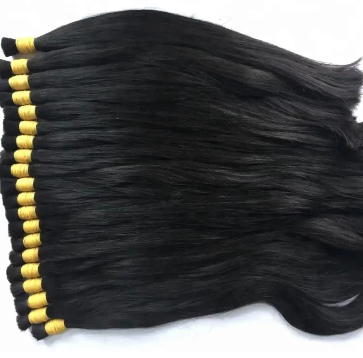 Новогодние предложения, волосы с глубокими волнами, волосы, связанные вручную, индийские человеческие волосы для наращивания, необработанный Пучок Волос на специальных предложениях