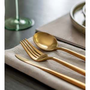 Meilleur ensemble de couverts en acier inoxydable de qualité professionnelle Réglages de table de luxe pour les chefs Caractéristique durable - Product Image 6