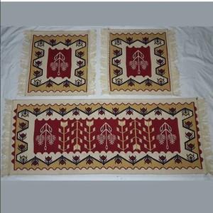 Ensemble de tapis de siège de voiture lavable de style Kilim Tapis de couverture de sièges de voiture fabriqué à la machine - Product Image 2