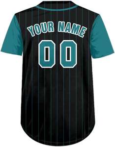 Haute qualité femmes sport équipe porter Sublimation bouton personnalisé haut rose Baseball Jersey 2025 - Product Image 6