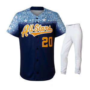 Camiseta de Béisbol Unisex de Alta Calidad, Personalizada con Sublimación Digital, Teñida, Antibacteriana, Transpirable, de Secado Rápido, Anti-UV, 100% Poliéster - Product Image 3