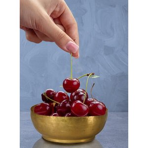 Bol à fruits en aluminium fabriqué à la main Style vintage américain rustique centre de table fait à la main écologique pour fête mariage moderne - Product Image 1