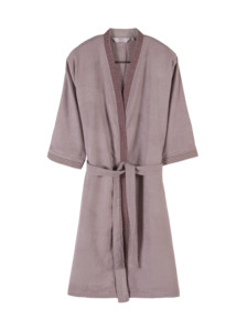 Peignoir léger en mélange de bambou et de coton - Product Image 1