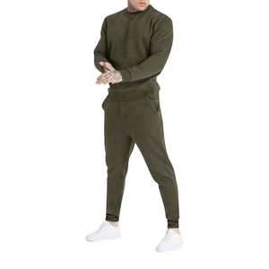 Último DISEÑO DE chándales para hombre de punto transpirable de 2 piezas, trajes atléticos informales, chándales para hombre, conjuntos para correr - Product Image 2