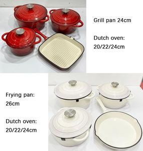 <span class=keywords><strong>Set</strong></span> di <span class=keywords><strong>Pentole</strong></span> in Ghisa Smaltata Facile da Pulire, 4 Pezzi, per Uso in Cucina, <span class=keywords><strong>Offerta</strong></span> Diretta dal Produttore Cinese - Product Image 2