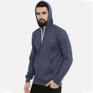 เสื้อฮู้ดของผู้ชายผ้าขนแกะมีกระเป๋าด้านหน้าดีไซน์ใหม่ - Product Image 2