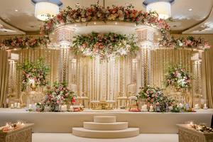 Maharaja Mandap สำหรับงานแต่งงานที่น่าทึ่งของชาวอินเดียโดยเฉพาะสไตล์บอลลีวูดงานแต่งงาน Mandap Sydney Grand Wedding Venue maharaja mandap - Product Image 6