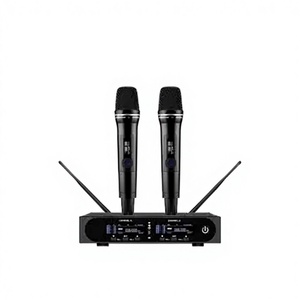 500MHz UHF True Diversity Dual Channel <b>Wireless</b> <b>Microphone</b> - Product Image 4