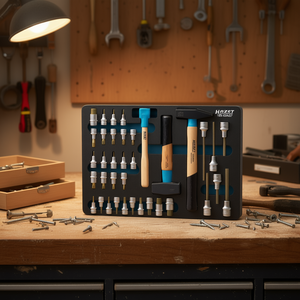 Jeu de tournevis et de douilles Hazet de 37 pièces pour la rénovation de la maison et l'utilisation professionnelle - Product Image 3