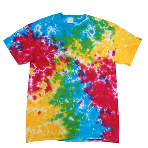 Wholesale Price Cotton Casual <b>Tie</b> Dyed T-Shirt Regular Fit Canvas Fabric Quick Dry Breathable High Quality <b>Tie</b> Dyed T-Shirt - Product Image 6