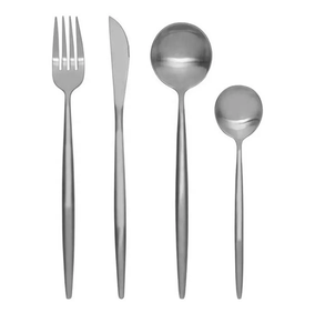 Ensemble de couverts de luxe en acier inoxydable pour bébés et enfants avec fourchette et cuillère à manche en acier miroir conçus pour les mariages et les hôtels - Product Image 6