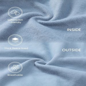 เสื้อสวมหัวมีฮู้ดโอเวอร์ไซส์ของผู้หญิงผ้าคอตตอนหนามี100% ไหล่ตกผ้าคอตตอนกันยับผลิตในอินเดียออกแบบโลโก้ได้ตามต้องการ - Product Image 4