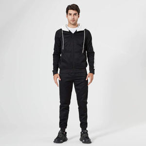 Chándal con Capucha para Hombre, Material de Algodón y Poliéster, Mangas Completas, Servicio OEM, Precio al por Mayor, Cordones Ajustables 2026 - Product Image 5