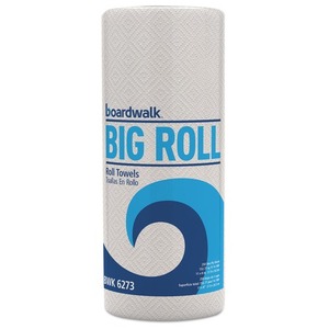 Boardwalk SOD413494 11 In. X 8.5 In. 2-Ply Disposable <b>Kitchen</b> Roll Towel White-12/Carton - Product Image 1