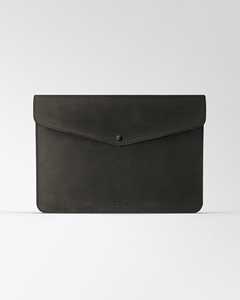 Etui en cuir véritable durable pour ordinateur portable Retro Handmade Customizable Case for Office Professionals Stylish Businessmen - Product Image 4