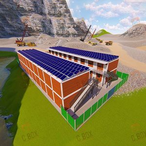 Cbox Các Tính Năng Quang Điện Thiết Kế Mới Nhà Chứa Prefab Ký Túc Xá Công Nhân Bệnh Viện Với Hệ Thống Năng Lượng Mặt Trời - Product Image 4