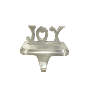 Christmas Decor Joy <b>Stocking</b> <b>Holder</b> for Decoration Uses Sliver Color Manufacture in India Low Prices by India Exporters - Product Image 2
