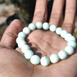 Women's Luxury Natural Jade Beads Round Buddha Bead <b>Adjustable</b> <b>Bracelet</b> 925 Silver Plated Gift for Lovers - Product Image 2