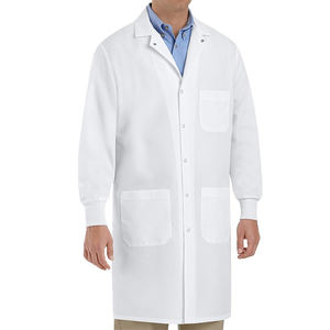 Veste de travail médicale pour hommes, uniforme médical, tissu doux et durable, manches longues, vêtements de travail cliniques pour hôpital, OEM ODM Factory - Product Image 6