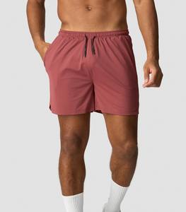 <b>Men's</b> Athletic Training <b>Shorts</b> Custom Logo Quick Dry Comfort Hidden <b>Zip</b> <b>Pocket</b> 100% Polyester Solid Pattern for Everyday Workout - Product Image 1