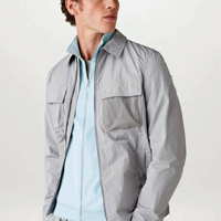 Veste zippée pour homme bleu ciel, patchwork, fermeture éclair intégrale, col montant, polaire légère, respirante, sweat-shirt d'hiver, streetwear décontracté