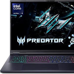 โน้ตบุ๊กเกมมิ่ง PredatorrS Heli0s 18 AI รุ่นใหม่ล่าสุด - หน้าจอ 18 นิ้ว 250Hz ความละเอียด 2560 x 1600 - Intel Core Ultra 9 5080 - RAM 32GB - SSD 1TB - Product Image 1