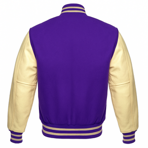 Custom Chenille Patch Varsity <b>Jacket</b> for <b>Men</b> with Vintage Streetwear Design and Wholesale Branding Options - Product Image 2