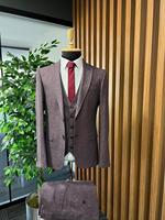 Costumes de mariage et d'affaires pour hommes de qualité supérieure, coupe ajustée, double boutonnage, grandes tailles, sur mesure, anti-plis, pour adultes