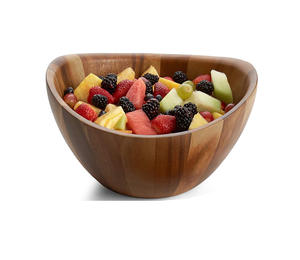 Handicrafts <b>White</b> touch Classic Design A set of <b>wooden</b> bowl for fruit <b>Wooden</b> Bowl Set Eco-Friendly Dishwasher Safe for Fruits - Product Image 5
