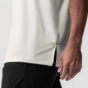 T-shirt blanc surdimensionné pour homme, coupe ample, manches courtes, coton, streetwear décontracté, haut décontracté, t-shirt de sport, logo personnalisé disponible - Product Image 4